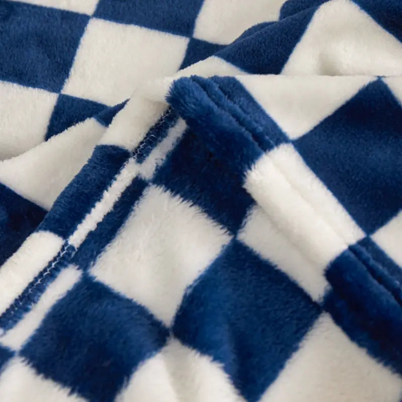 Blue & White Confterable Blanket