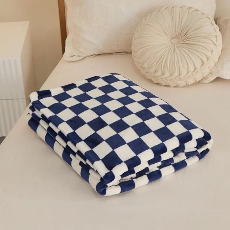 Blue & White Confterable Blanket